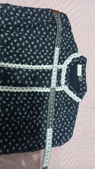 Traje de aldeana negro con blanco