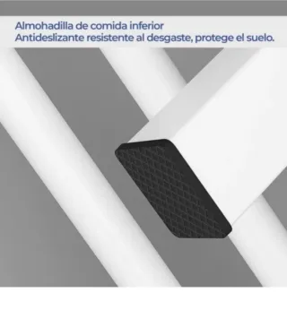 Perchero Doble Metálico Blanco