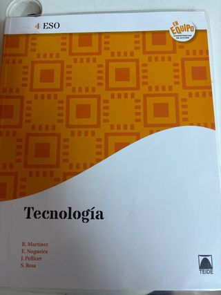 Tecnología 4º ESO - En equipo