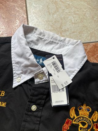 Camisa Polo Ralph Lauren Negra Nueva