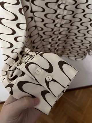 Camisa Mango Estilo Groovy Retro