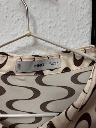 Camisa Mango Estilo Groovy Retro