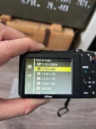 Cámara Digital Nikon Coolpix S3600 Negra