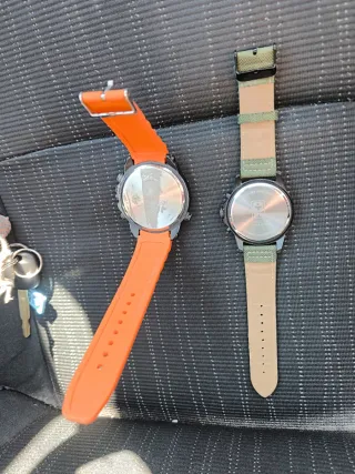 Reloj Brenatt Naranja y reloj wti verde