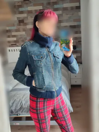 Cazadora vaquera ajustada