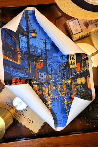 Kyoto Tea House Tela Canvas, Home Decor 40x30 cm