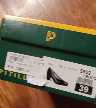 Zapatos Pitillos Negros Talla 39