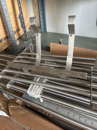 Estantería de tubo acero inoxidable