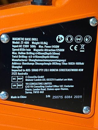 Taladro Magnético VEVOR Profesional + Accesorios