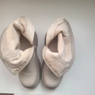 Botas Ulanka plataforma beige