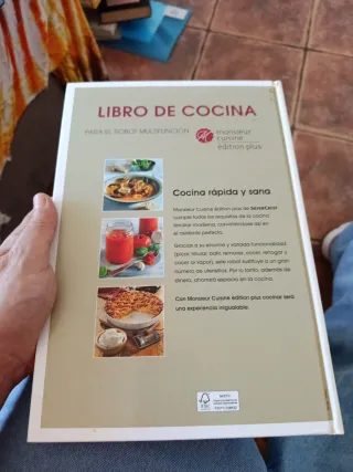 Libro de cocina Monsieur Cuisine