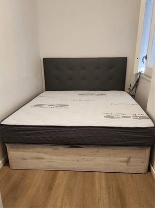 Sofá modular chaise longue beige