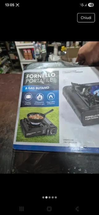 Fornello Portatile a Gas Butano