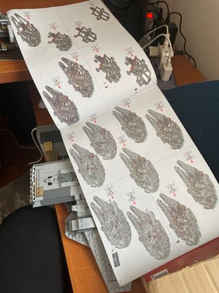 Bloques de construcción Halcón Milenario