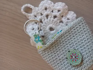 Sacchettino porta oggetti uncinetto