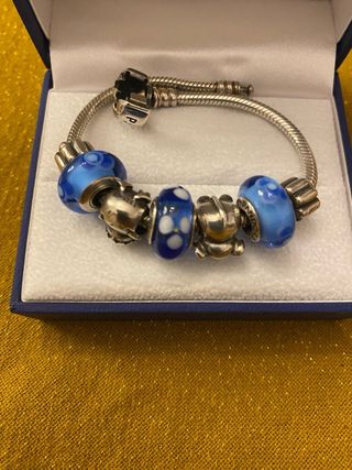 Pulsera Pandora Plata S925 con 7 Charms