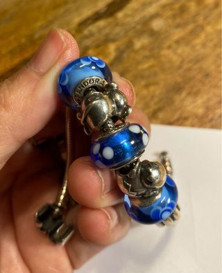 Pulsera Pandora Plata S925 con 7 Charms