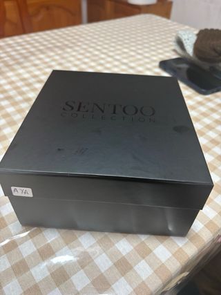 Peluca corta sintética castaña solo un uso