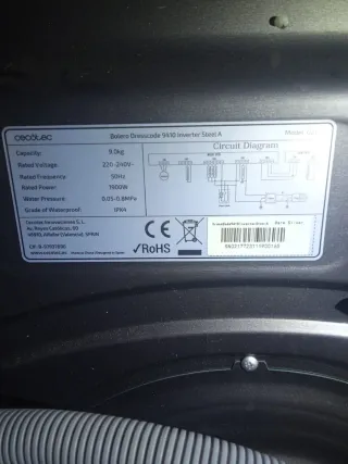 Lavadora Cecotec 9 kg - Oferta Envío Gratis