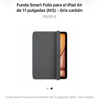 Apple Smart Folio, Funda tablet para el iPad Air 11" (M2 & M3), Poliuretano, Gris oscuro