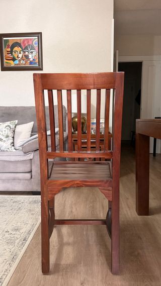 Sillas madera maciza Banak (4 unidades)