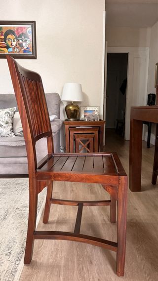 Sillas madera maciza Banak (4 unidades)