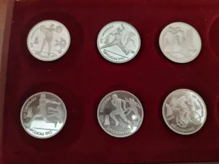 Collezione 6 monete Olimpiadi Barcellona 1992