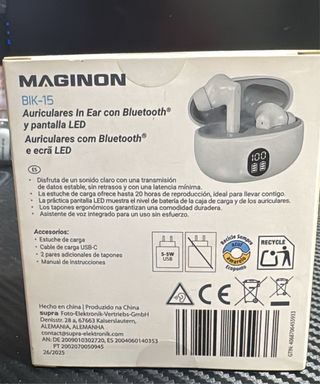 Auriculares Inalámbricos MAGINON BIK-15 Bluetooth