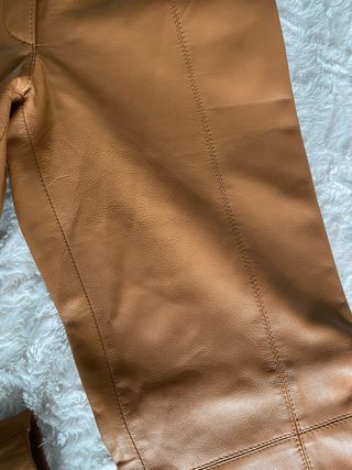 Pantalón de cuero FACCİARO Camel