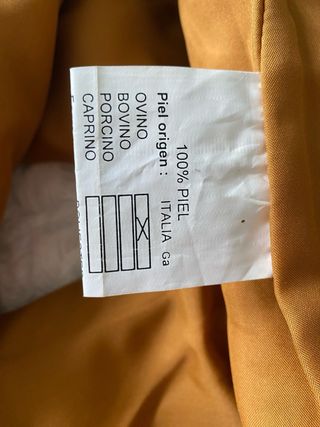 Pantalón de cuero FACCİARO Camel