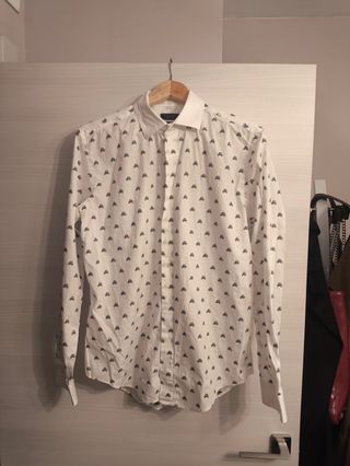 Camisa Zara Calaveras Talla L