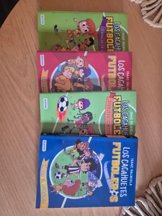 Libros niños LOS CACAHUETES FUTBOLEROS DEL 1 AL 4