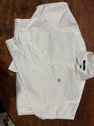 Camisa blanca hombre talla 40