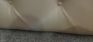 Cabecero polipiel beige