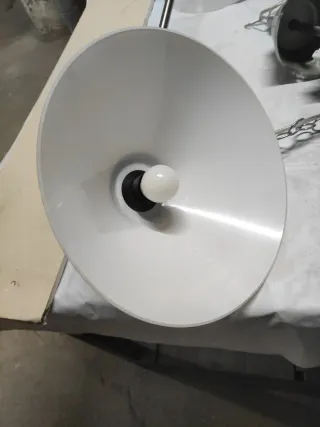 Lámpara de techo colgante plateada