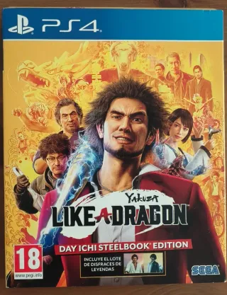 Juego PS4 Yakuza: Like a Dragon Steelbook