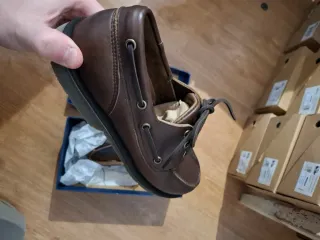 Zapatos Sebago Docksides Talla 41 Marrones