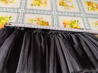 Falda tutú negra volantes sirve para disfraz de br