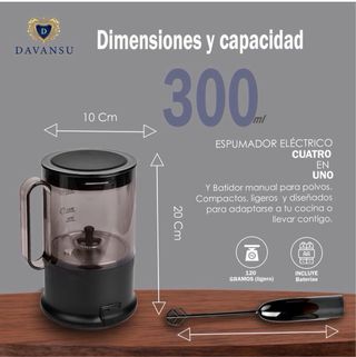 (Nuevo)Espumador Eléctrico para Café y Bebidas