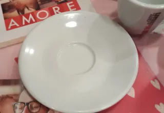 Set 6 Tazzine Caffè Molinari con Piattini