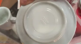 Set 6 Tazzine Caffè Molinari con Piattini