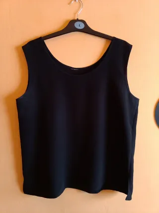 Blusa Top Negro Talla 46 ++