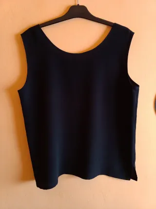 Blusa Top Negro Talla 46 ++