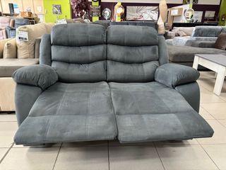 Sofá Relax 2 Plazas Gris o beis