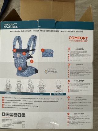 Mochila Ergobaby Omni 360 Azul