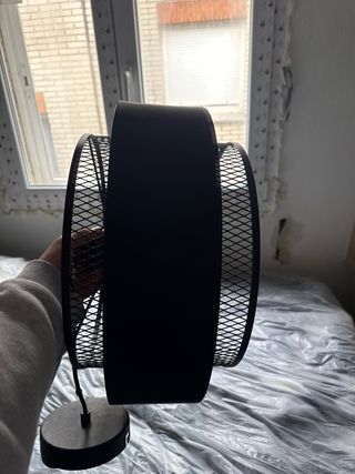 Lámpara de techo metálica negra