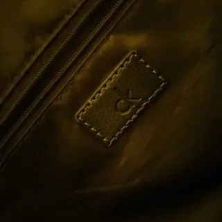 Borsa Calvin Klein Monogram CK Canvas Beige/Marron