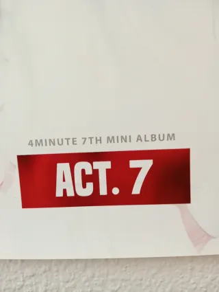 Póster de 4MINUTE 7th Mini Album 75x52 cm