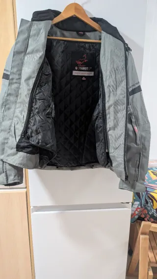 Chaqueta de Moto GOYAMOTO Gris