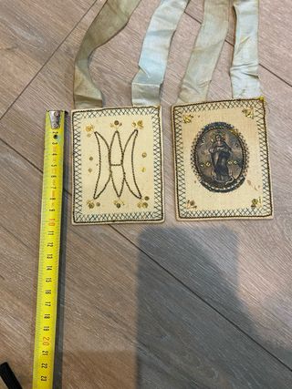 Antiguo escapulario Inmaculada Concepción